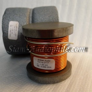 Wire coil with non-ferrite core + disc - Low DCR